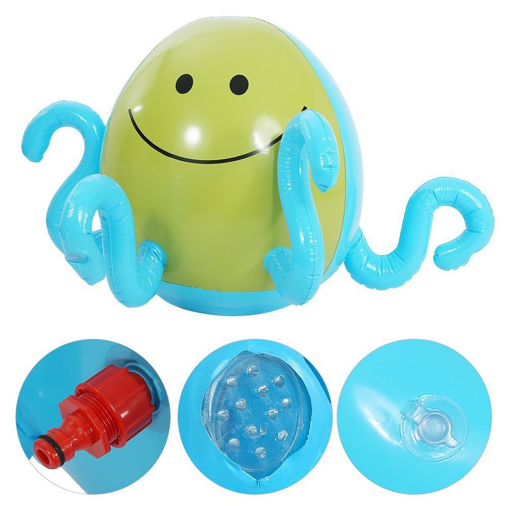 Opblaasbare Spuiten Water Octopus Zomer Kids Outdoor Spelen Water Game Waterstraal Bal Strand Bal Gazon Spel Spuiten Octopus