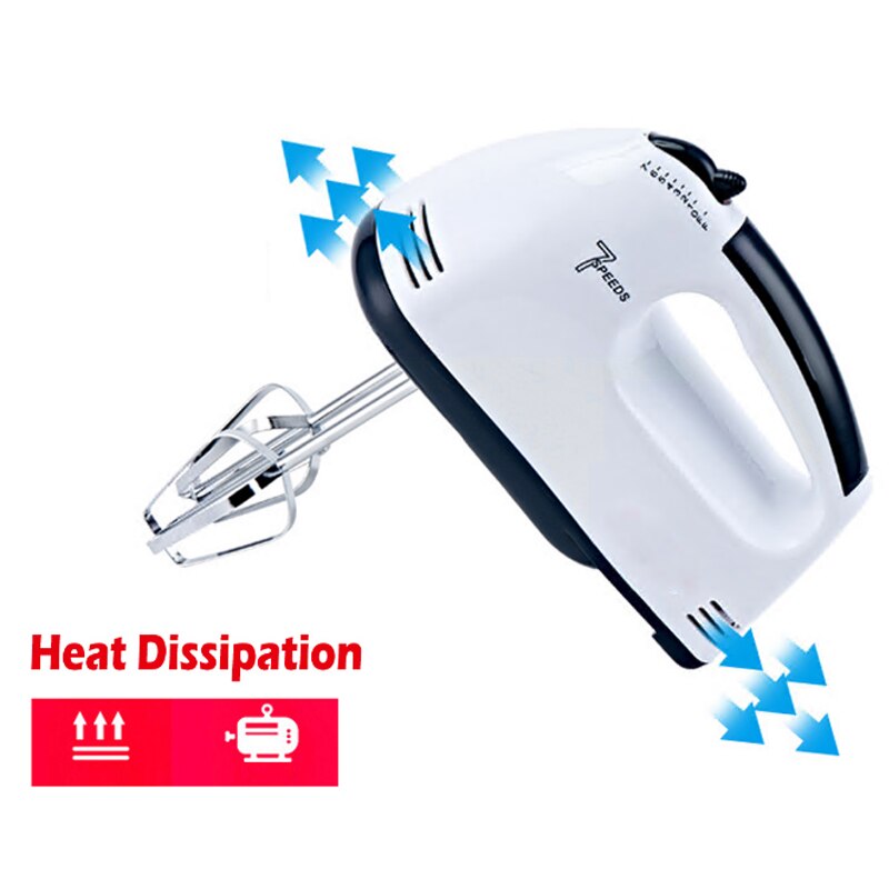 Automatisk 7 -trinns kake eggemikser blender elektrisk stå miksere deig krok visp visp håndholdt mel brød egg visp blender