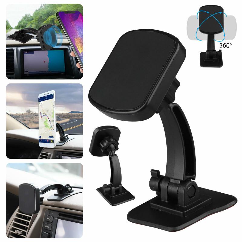 360° Rotation Car Magnetic Phone Holder Dashboard Mount Stand For Cell Phone Car Smart Phone Charger Holder For Iphone 8 HUAWEI