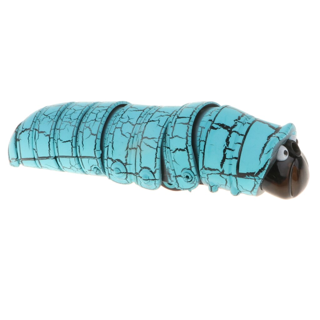 4 Inch Realistic Remote Control Caterpillar Infrared Induction Bug Toy Party Prank Tricks Xmas