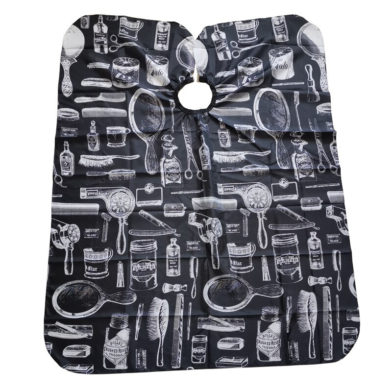 Hair Cutting Cloth Adjustable Button Hairdressing Hair Cape Waterproof Cape Salon Haircut Shoulder Cloth