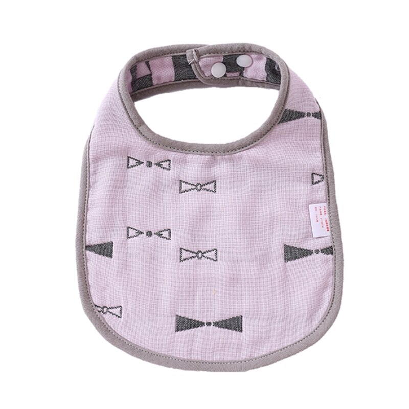 Baby Speeksel Handdoek Met Drukknoop Babyvoeding Slabbetjes Voor Jongens Meisjes Baby Bib Ademend Baby Kwijlen Slabbetjes: 02