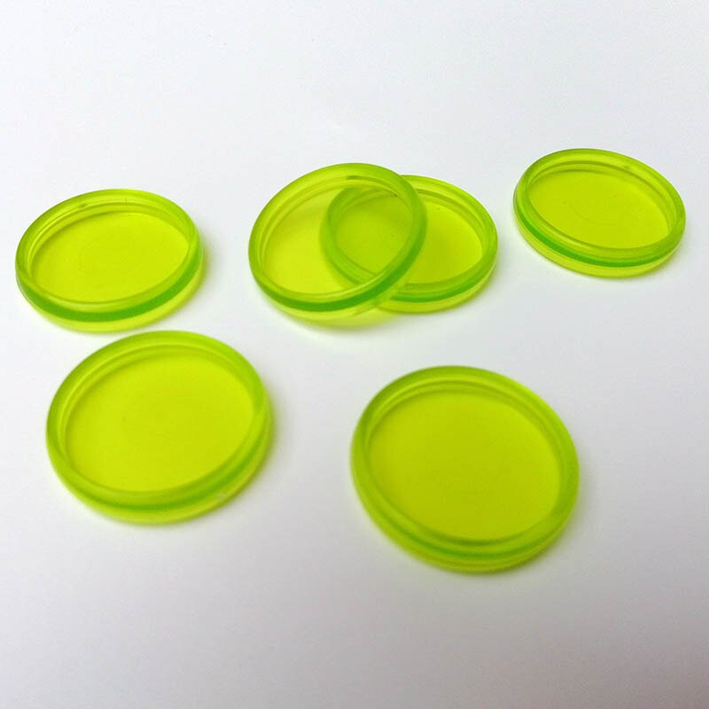 12PCS 23MM Notebook Binding Buckle Mushroom Disc Notebook Binding Notepad Plastic Loose-leaf Plastic Disc Buckle Paper Clip Ring: Green  