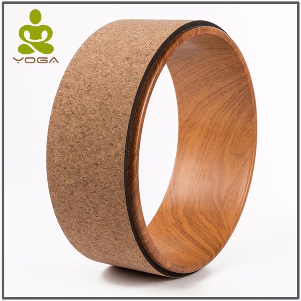 Træ lavet nation yoga cirkler pilates talje form bodybuilding gym træning yoga hjul tilbage træningsværktøj fitness