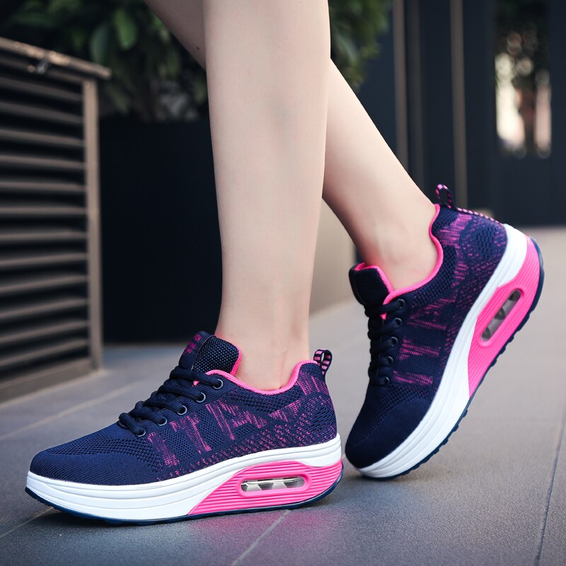 Kussen Vrouwen tennis Sneakers Sportieve Vrouw Sneakers Vrouwelijke Ademende Wandelschoenen Lichtgewicht Zapatillas Mujer