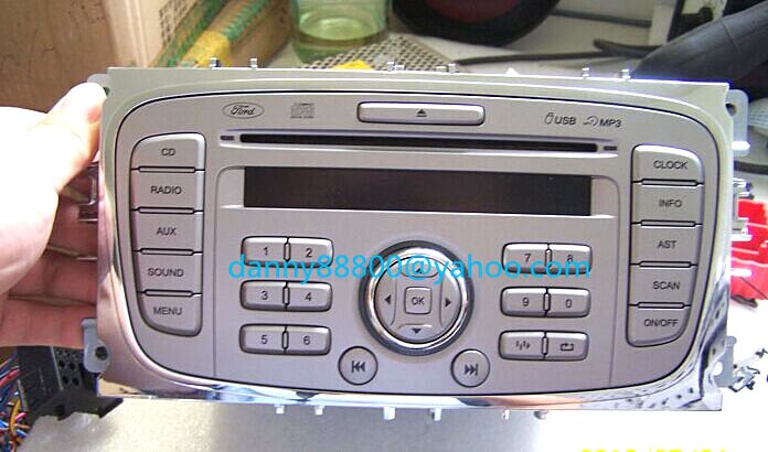 Single disc cd radio  cd1053 9 m 5t-18 c 939- jk med  mp3 usb til ford bil cd afspiller