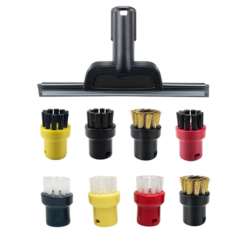 Tête de brosse à buse pour nettoyeur vapeur Karcher SC2 SC3 SC4 SC5, accessoires Karcher de remplacement, buse de fenêtre, brosse ronde