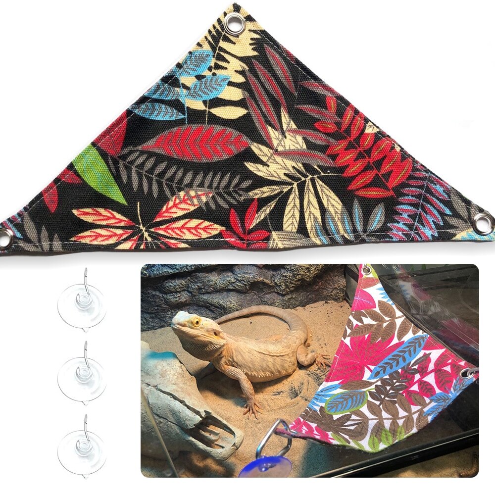 Huisdier reptiel hangmat hagedis slang hangend bed huisdier kooien bed reptielen benodigdheden voor reptiel slang hagedis klim slaapbed speel speelgoed: 3 / S