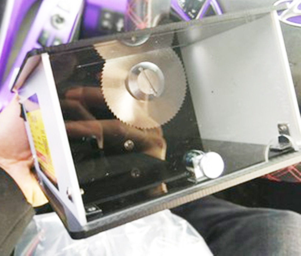 mini table saw DIY woodworking electric saw precision model sawing multifunctional small cutting machine