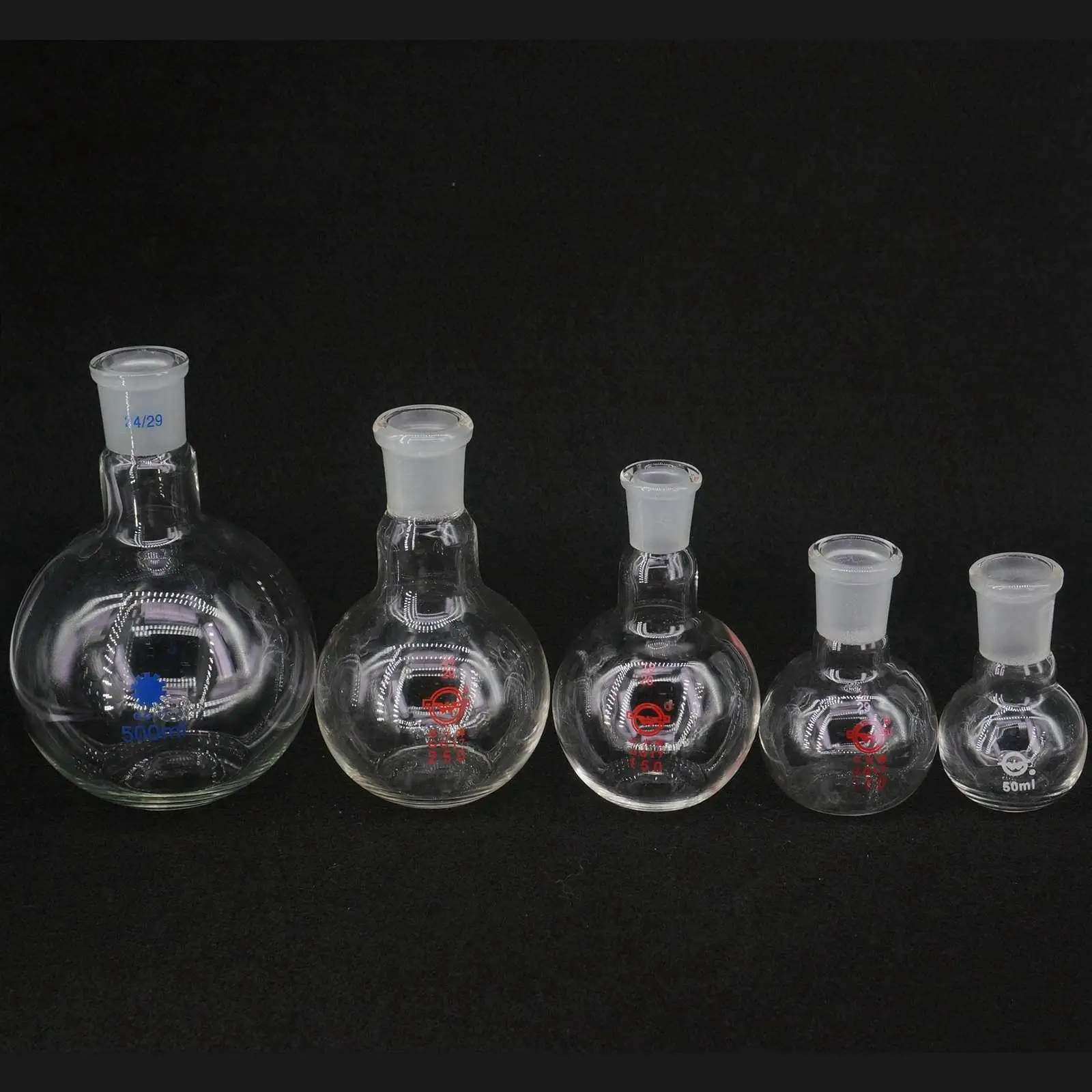 1000Ml 24/29 Borosilicaatglas Korte Hals Platte Kolf Kolf Voor Laboratorium