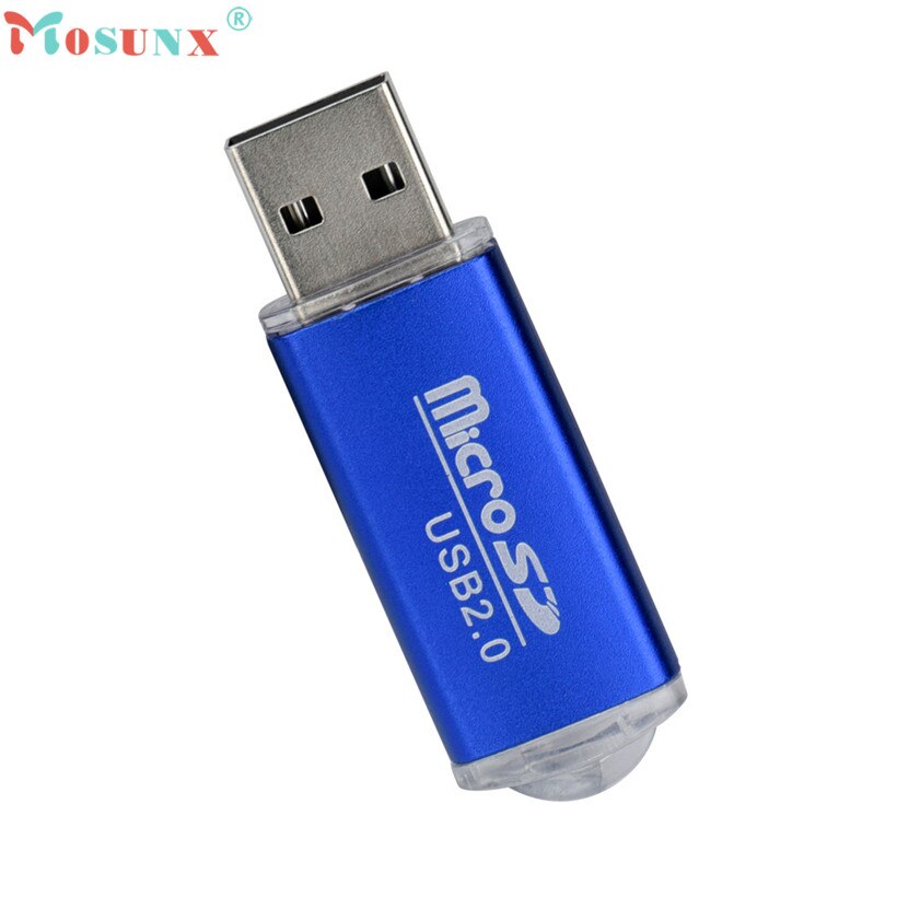 Mosunx Advanced Reader Portable USB 2.0 Card Reader Adapter Micro SD SDHC Memory 1PC