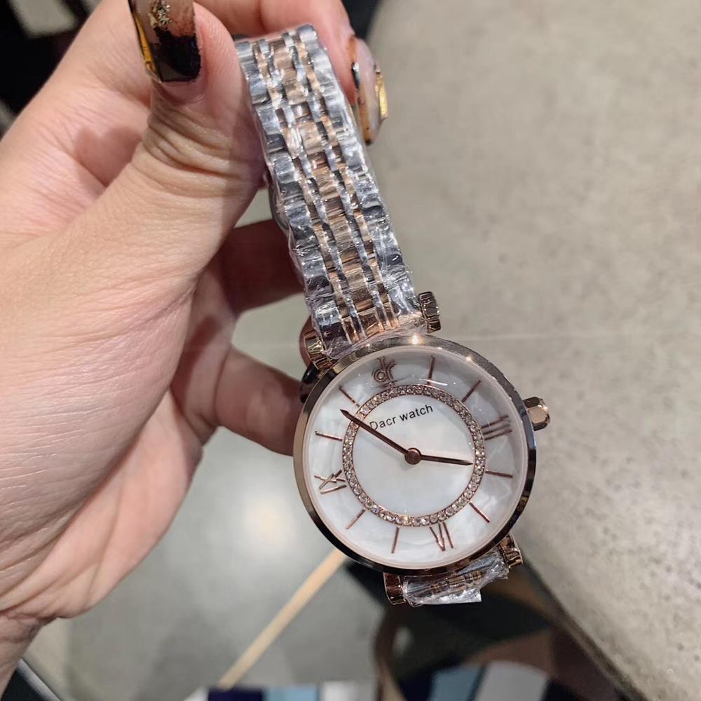 Damesmerk neutrale horloges romeinse cijfers armbandhorloge zakelijk kleding polshorloge kwarts waterdicht dameshorloge