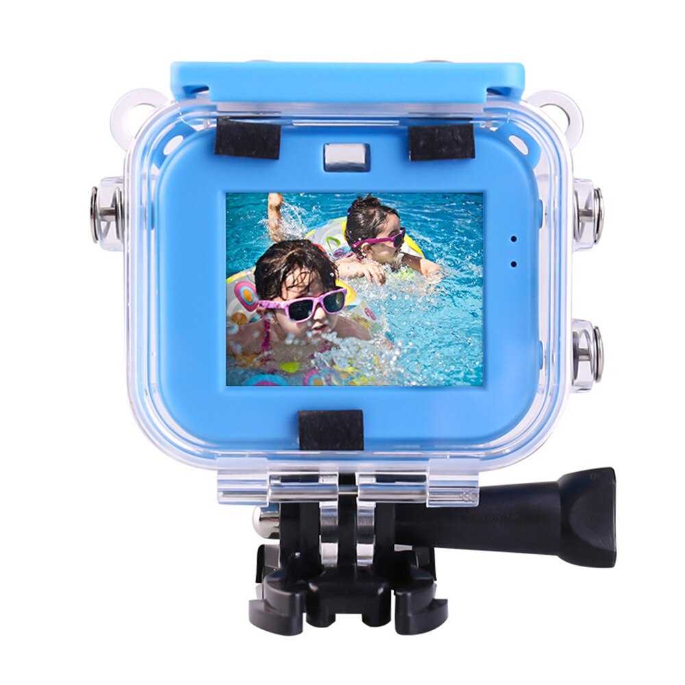 Câmera das crianças à prova dwaterproof água 1080p hd tela câmera de vídeo brinquedo 12mp crianças dos desenhos animados bonito câmera ao ar livre fotografia crianças