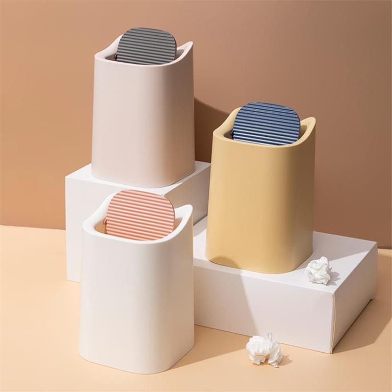 Mini-poubelle de bureau, table de maison, fournitures de bureau en plastique, poubelle de bureau, poubelle de voiture, petite poubelle