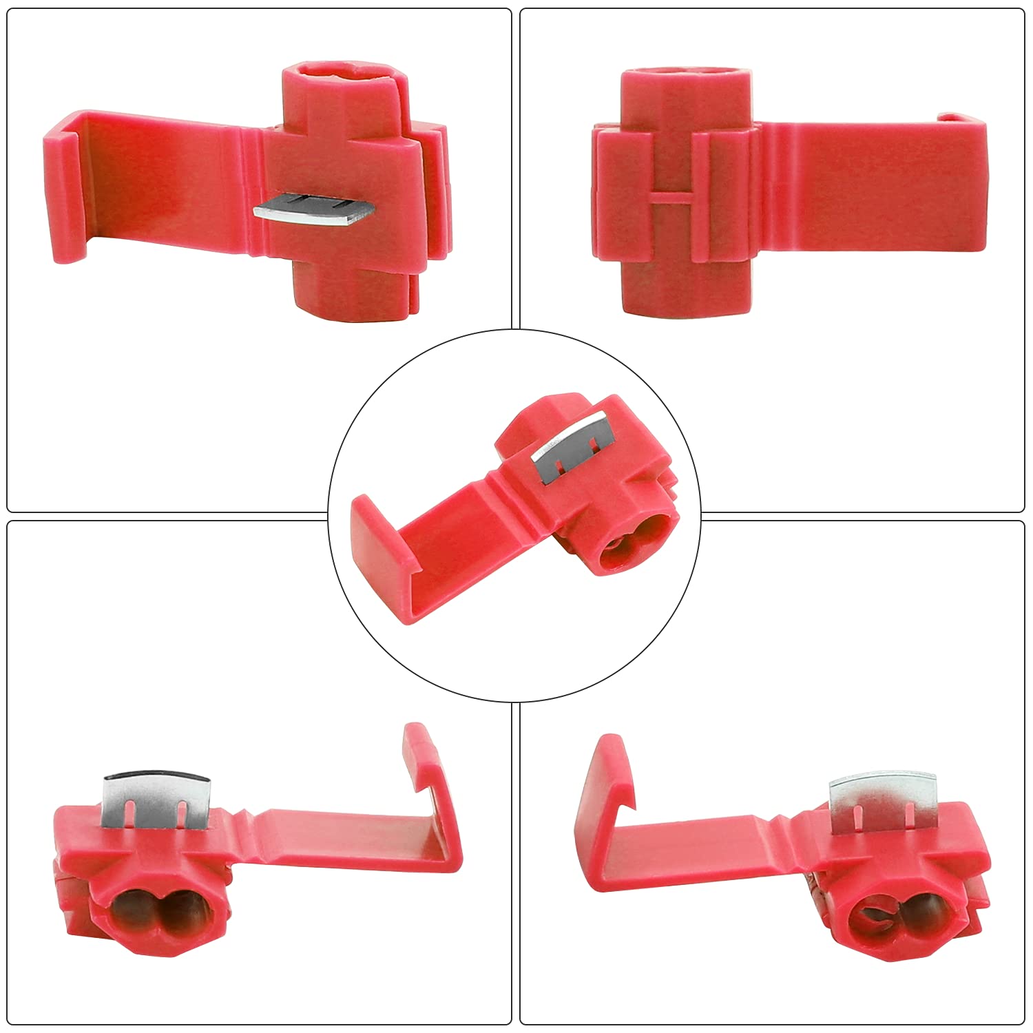 10-50 Stuks Draad Kabel Connectors Scotch Lock Elektrische Quick Splice Terminals Crimp Niet-destructief Zonder Breken Lijn AWG 22-18