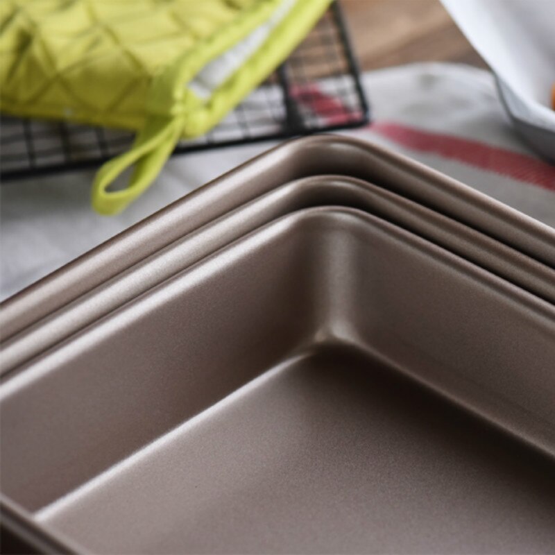 1 thick oven cake baking tray rectangular baking tray cake biscuit pie pizza baking tray non-stick kitchen baking tray