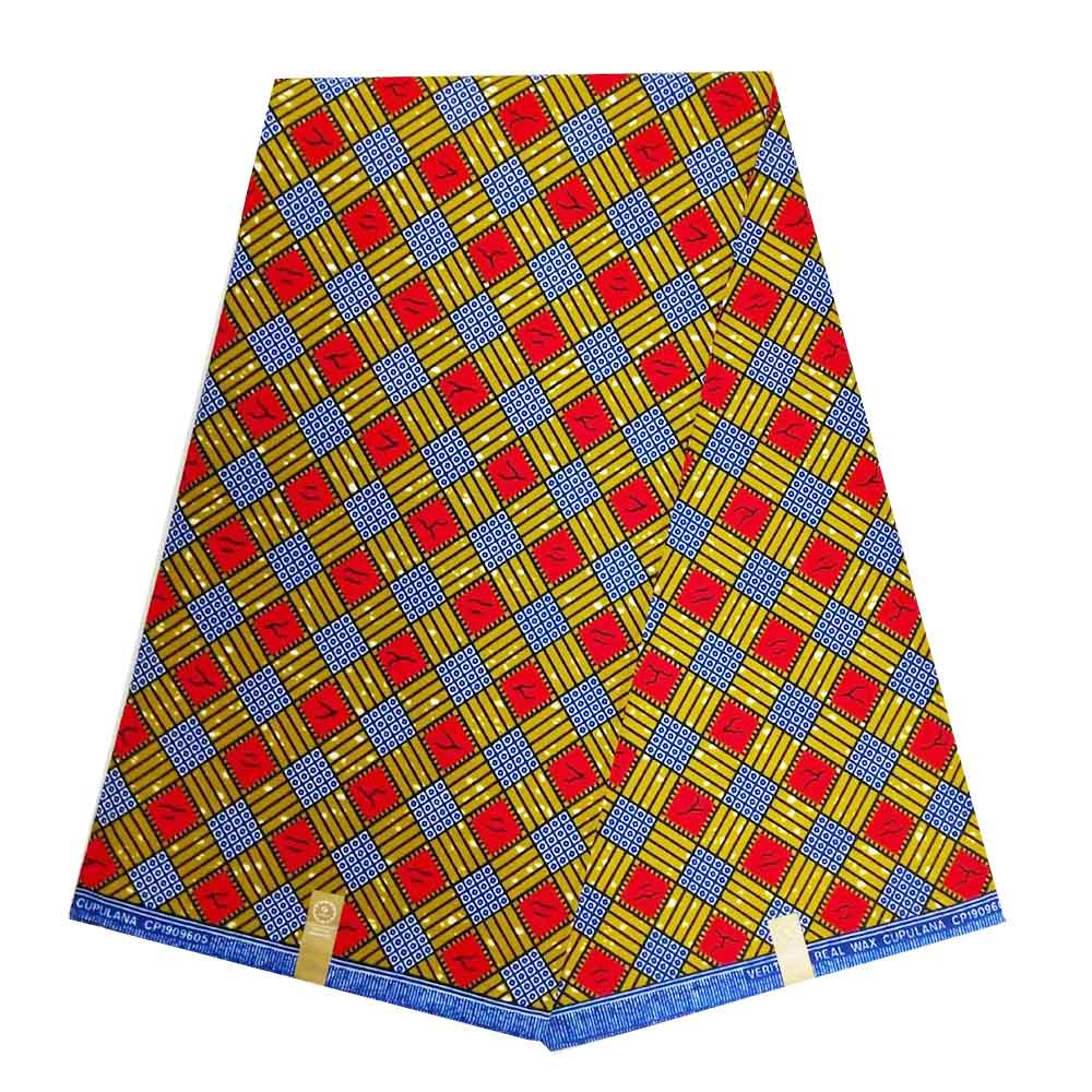 Afrikanische Wachs Stoff Wahre Echt Wachs 100% Baumwolle Block Drucken ankara Nigerian Wachs Stoffe für Kleid Pange 11,11 Preis: NNW-0001