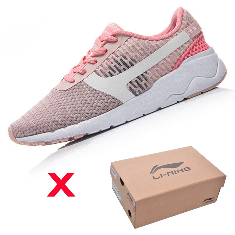 Li-Ning Vrouwen Gespikkeld Sport Leven Levensstijl Schoenen Leisure Ademende Sneakers Voering Li Ning Licht Sportschoenen AGCM054 YXB042: no box AGCM054-2H / 6.5