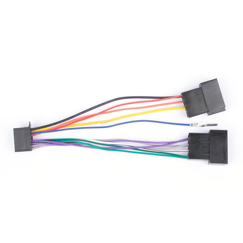 Car MP5 Player Power Cable 16 PIN To ISO Standard Interface Car Stereo Radio Player ISO Wiring Harness Connector 16Pin For Pione