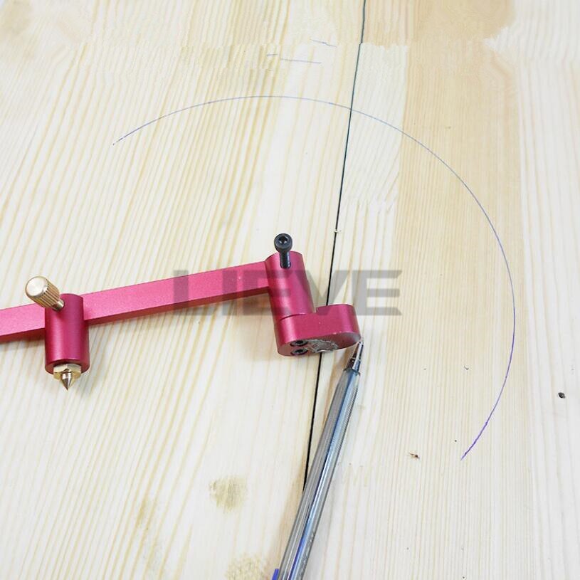 Draw circle tool Draw circular arc Compasses Draw gauge Carpentry scriber Drawer 360 degree circle drawing woodworking