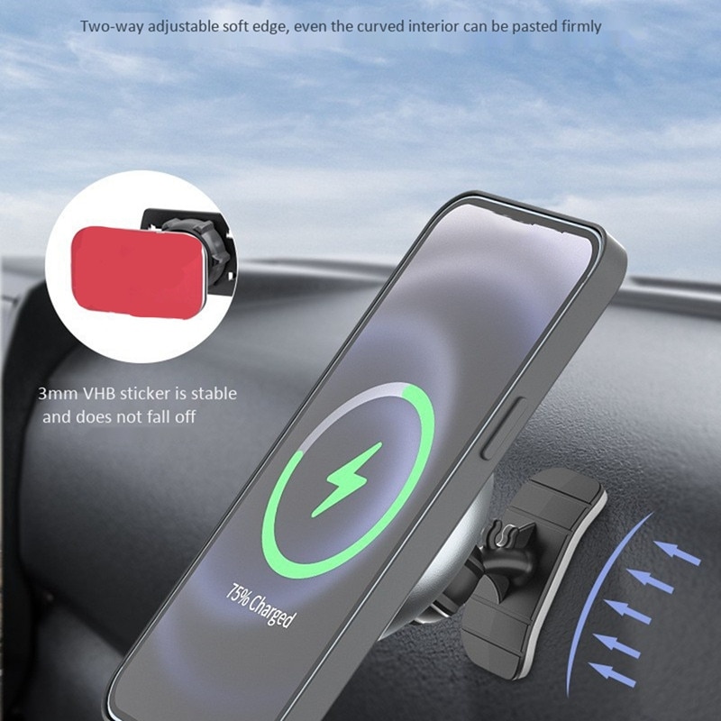 15W Magnetische Draadloze Opladen Is Geschikt Voor Iphone 12 Pro 12Mini 12Promax Magnetische Auto Draadloze Oplader