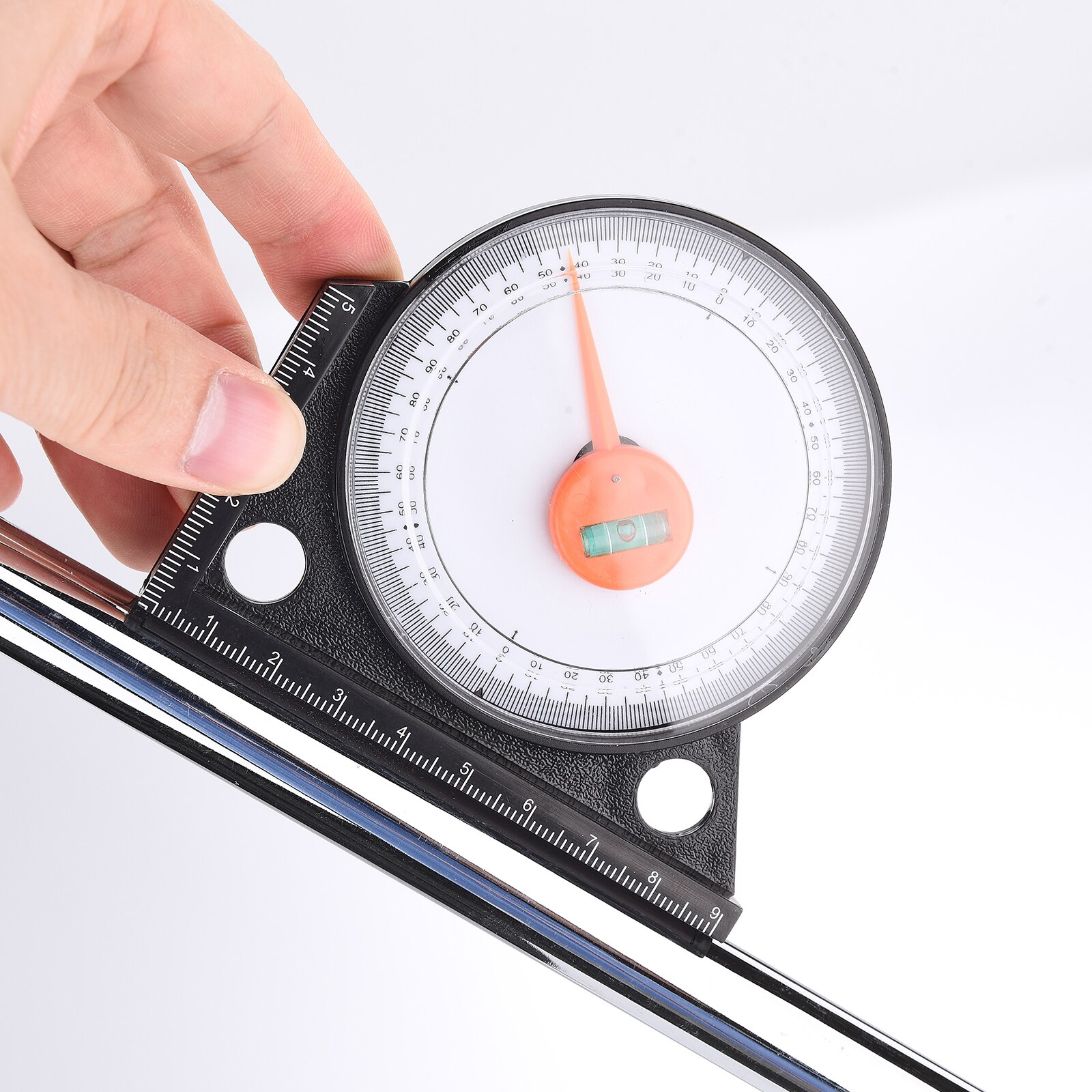 Inclinometer Measurement Magnetic Angle Locator Spirit Level Tile Ruler Accurate Accuracy Black ABS Measuring Instrument