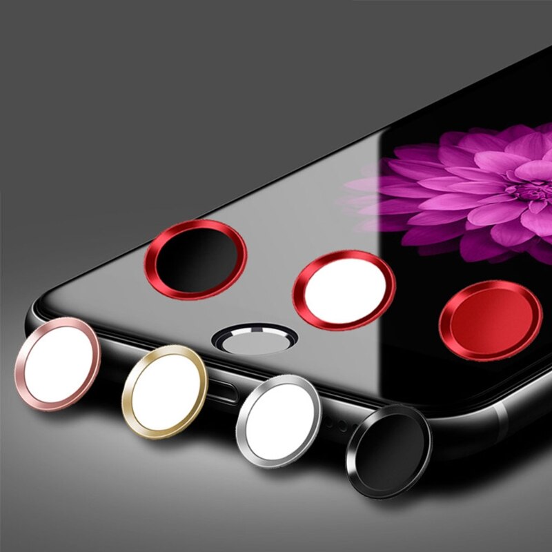 Universele homeknop vingerafdruk touch id sticker voor iphone 8 7 6 5 air 2 3 4 a6he