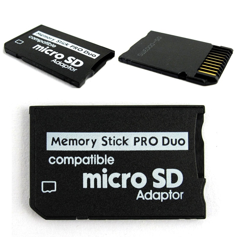 Zeadow Micro Sd Sdhc Tf Naar Memory Stick Ms Pro Duo Adapter Converter Card Case Voor Psp 1000 2000 3000