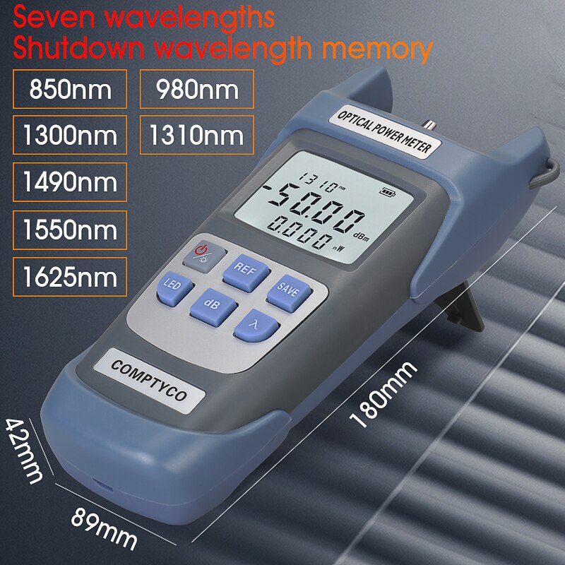 2 In1 FTTH Fiber Optic Tool Kit Fiber Optical Power Meter -50~+26dBm and 1-50MW Visual Fault Locator Fiber Optic Test Pen