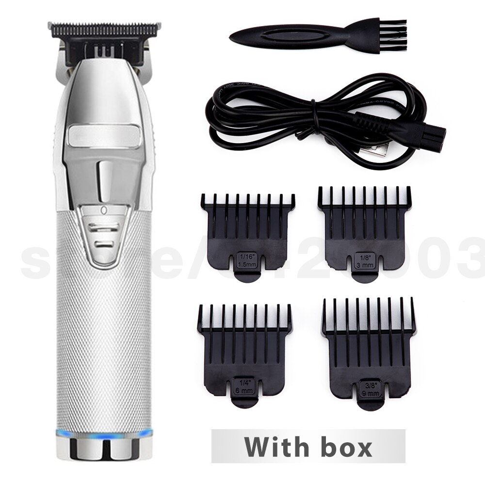 Cordless T-outliner Hair Clipper Barbershop For Men Hair Trimmer Electric Trimer Hair Cutter Machine Revised Blade