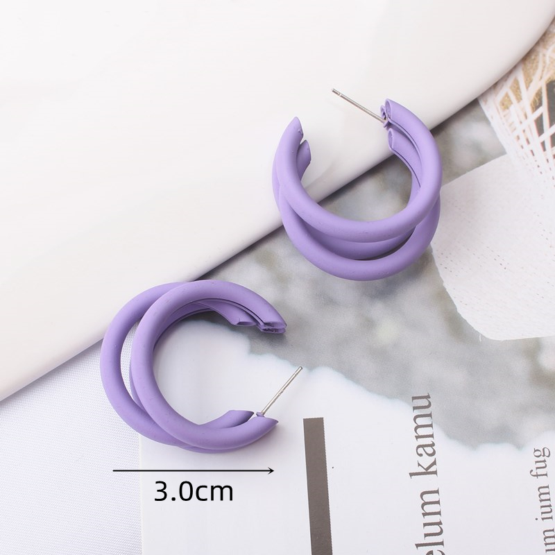 Pendientes colgantes geométricos de mariposa y flor púrpura para mujer, Margarita, corazón, redondo, cuadrado, Brincos, joyería de boda dulce: Color amarillo dorado claro