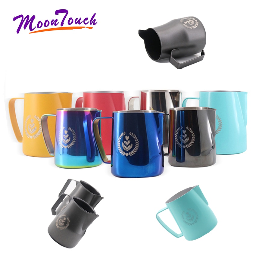 Rvs Opschuimen Werper Pull Bloem Cup Latte Melkkan Koffie Melk Mok Frother Melk Espresso Schuimende Tool Coffeware