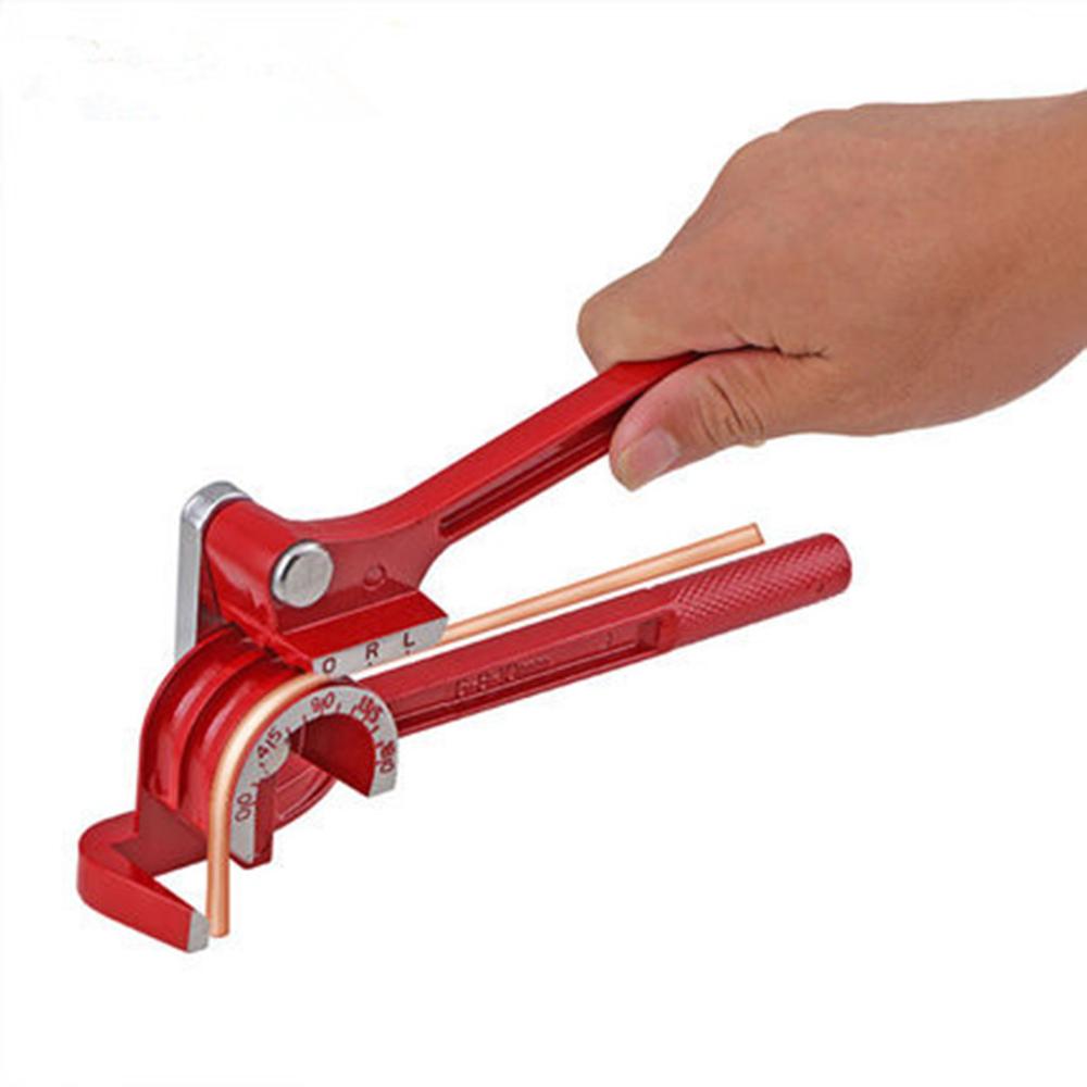 Dobladora Manual de tubos de 180 grados, dobladora de tubos, dobladora de línea de frenos de combustible de Metal y acero de aluminio de 6, 8 y 10MM @ 12