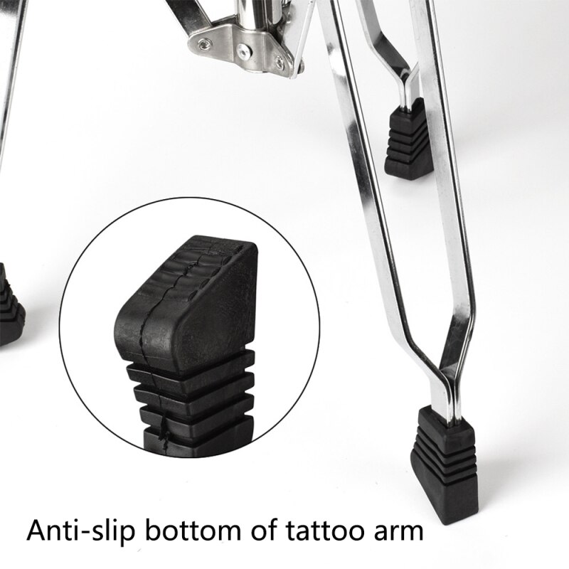 Bærbar justerbar tatovering armlæn kraftig hånd ben armlæn stativ holder tatovering tilbehør beslag svamp pad