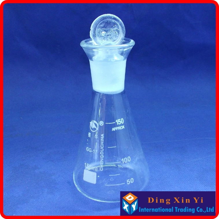 (4pieces/lot)iodine number flask,150ml iodine flask,Triangle iodine volumetric flask