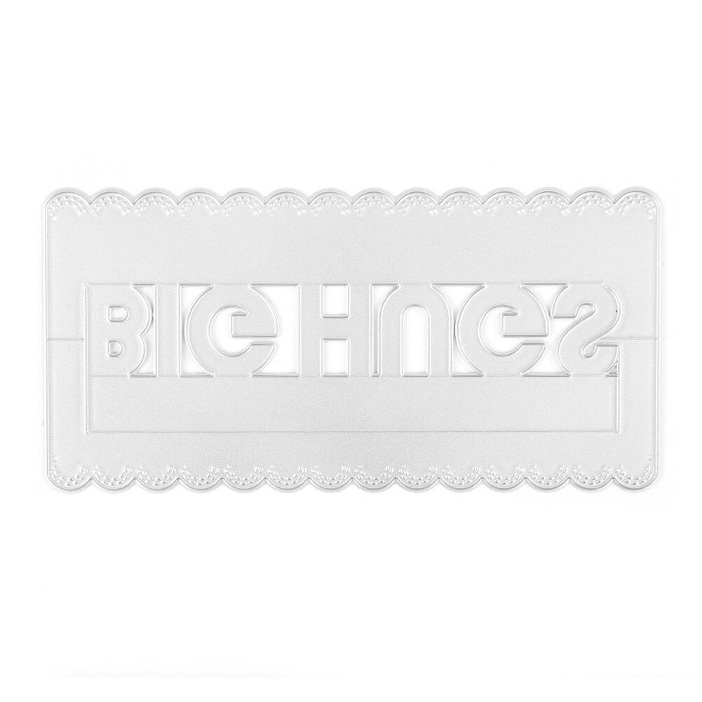 Buchstaben Metall Schneiden Stirbt Kohlenstoff Stahl Schablone Schablone Für DIY Scrapbooking Stirbt schneiden Präge Papier Karten Album Machen Handwerk: GG0316
