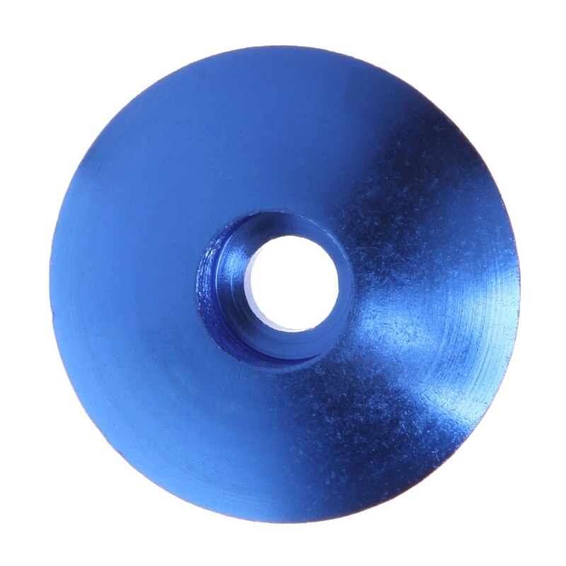 Bicycle Headset Cap 28.6mm Dustproof Top MTB Bike Stem Cover Aluminum Alloy Headset Cap: Blue