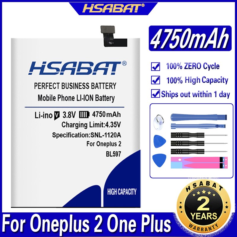 HSABAT BLP633 BLP637 BLP571 BLP597 BLP613 BLP607 BLP657 BLP685 Battery for Oneplus 1+ 1 + for one Plus 2 3 5 6 6T X 3T A3010