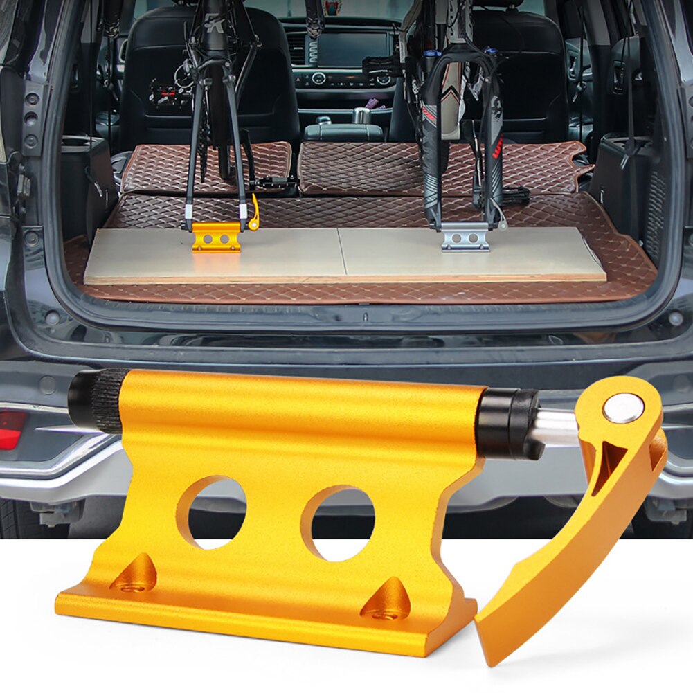 Horquilla frontal de liberación rápida para bicicleta, soporte de Clip fijo para equipaje, soporte para todoterrenos y coches, accesorios de entrenamiento para bicicleta