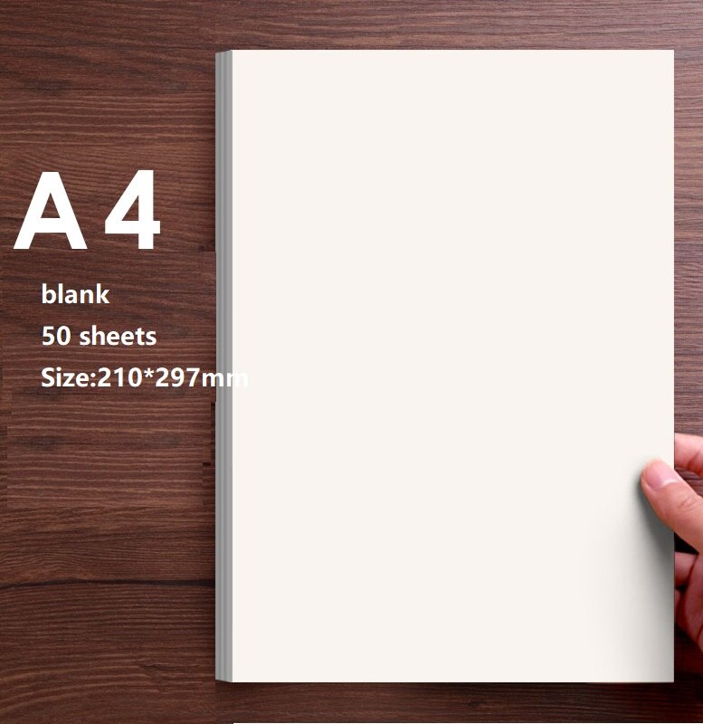 Papel Kraft clásico A4/B5/A5, papelería para escribir letras, papel decorativo para notas con letras de estilo japonés pequeño y romántico: 04