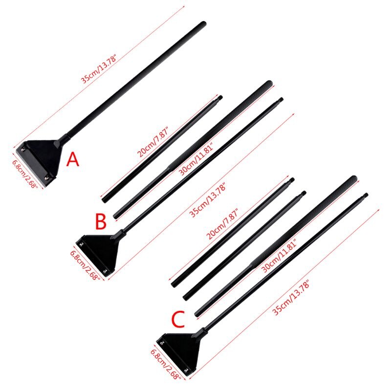 1Set Aluminum Alloy Aquarium Algae Cutter Fish Tank Scraper Cleaner Removal Tool