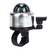 Cloche de vélo VTT boussole aluminium équipement de cyclisme accessoires corne alarme sonore alliage sûr clair: Silver