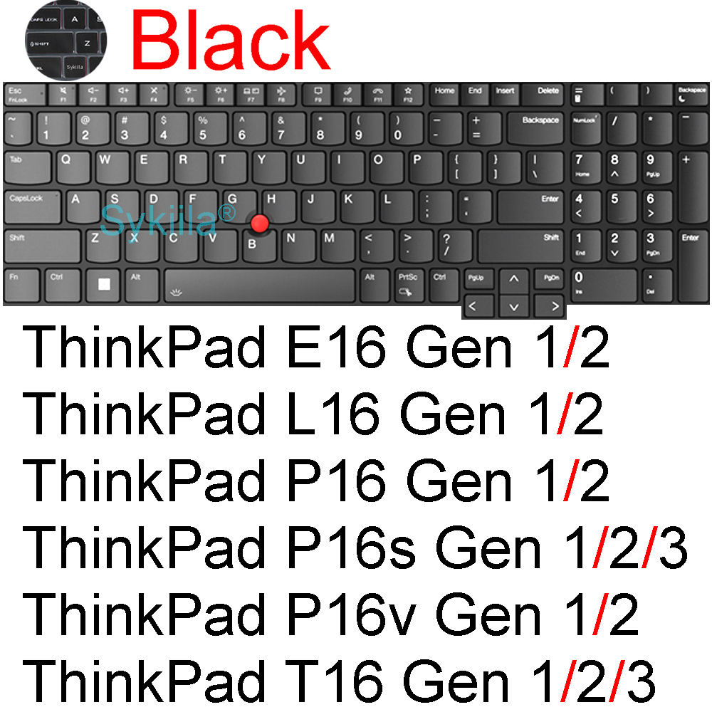 Tastaturabdeckung für Lenovo ThinkPad 16 Z16 P1 E16 P16v Extreme Gen 7 6 5 4 3 2 X1 Silikon-Schutzhülle: Rosa
