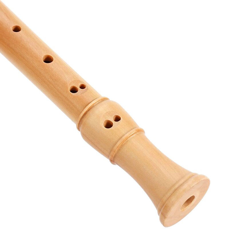 Aiersi Duitse Of Barokke Stijl Sopraanblokfluit Fluit 3 Stuk Maple Hout Professionele C Sleutel Blockflute Met Hard Case