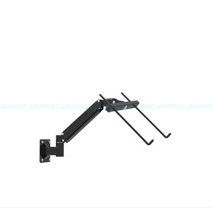 Tilt Foldable Wall Mount 17-27 inch Laptop Holder Gas Spring Arm Laptop Cooler Retractable Notebook Mount Hanger