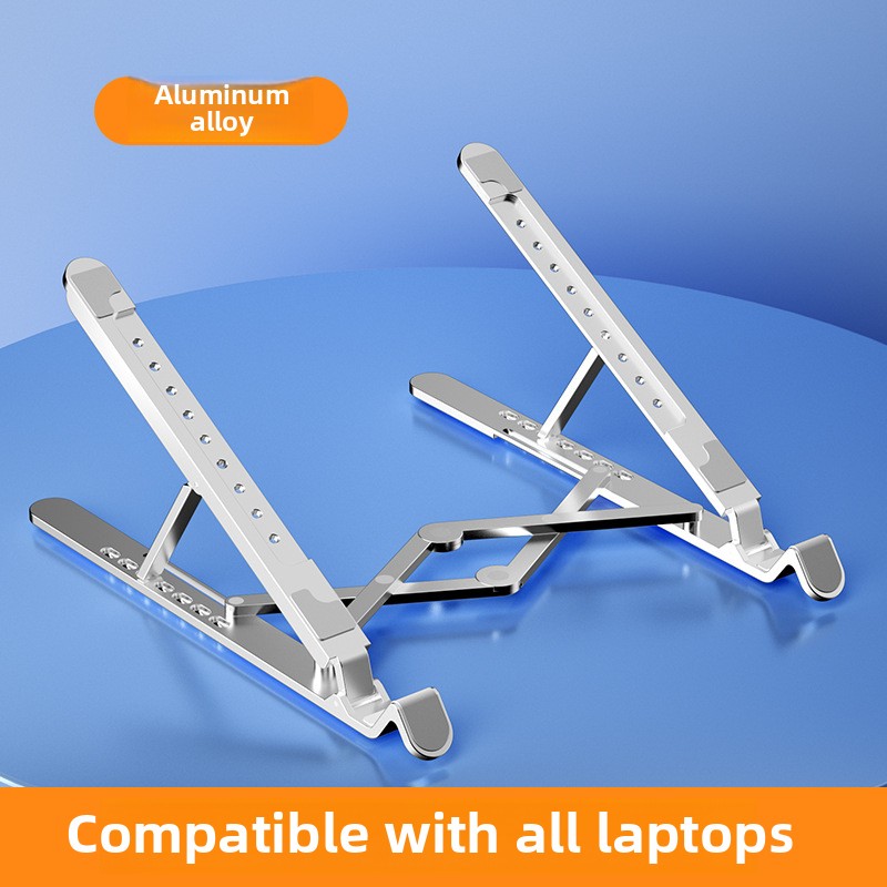 Laptop Cooler Base Stand Foldable Laptop Cooling Pad Portable Adjustable Notebook Stand for 13-17.3 Inch with 4 Fans: Blue