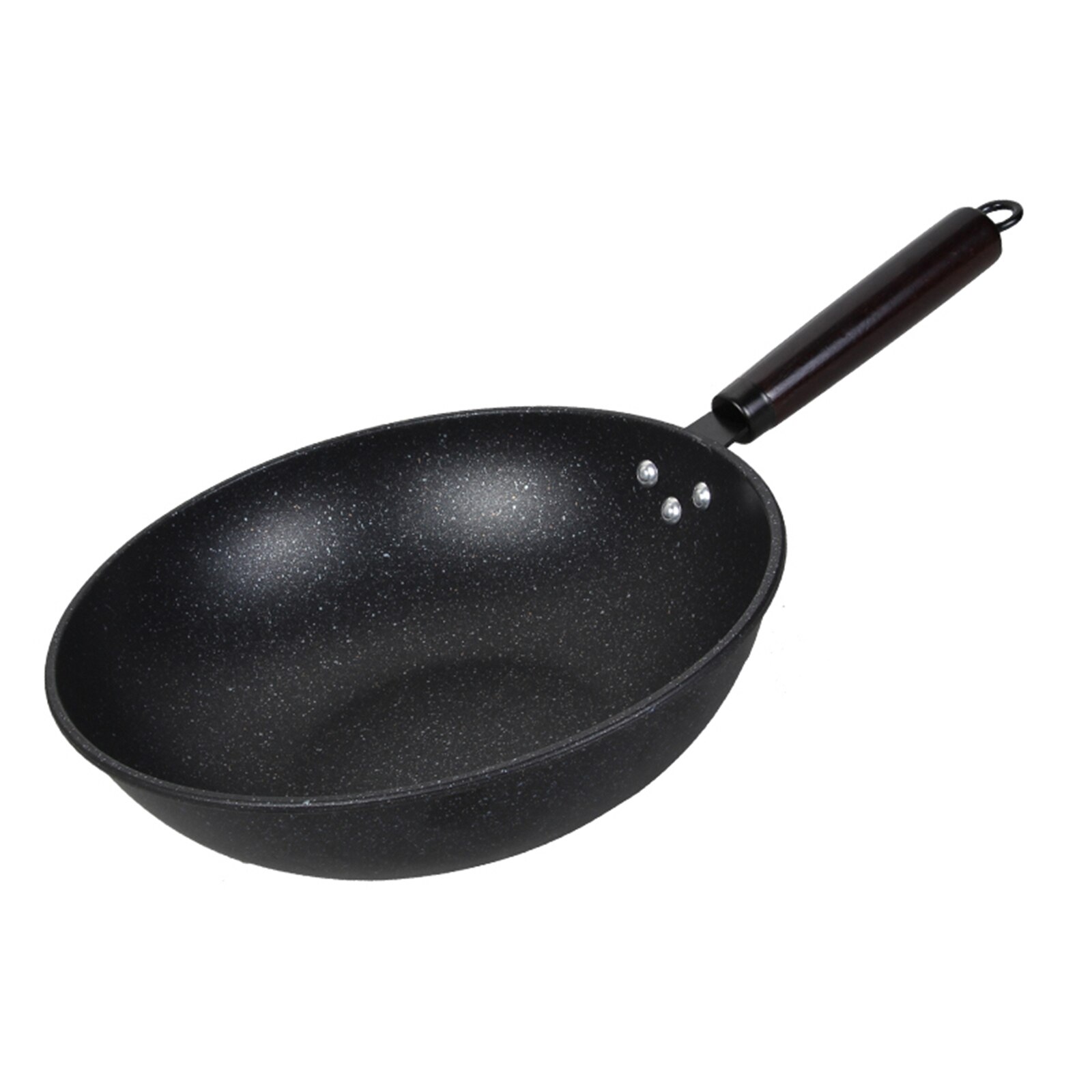 Pan Met Deksel Non-stick Graniet Kleine Koekenpan Wok Multifunctionele Te Reinigen Voor Keuken JS22: 30cm Pot