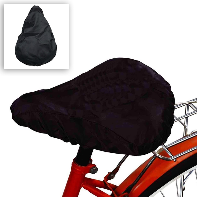 1 pièces imperméable vélo siège de vélo housse de pluie élastique résistant à la pluie et à la poussière nouveaux accessoires de cyclisme