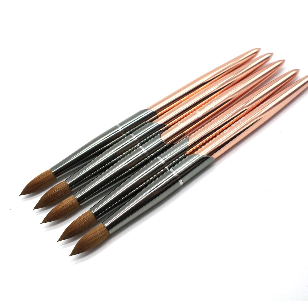 Eval Nail Brush Kolinsky Sable Nail Paint Brush UV Gel Acrylic Nail Art Brush Set Nail Beauty Tools