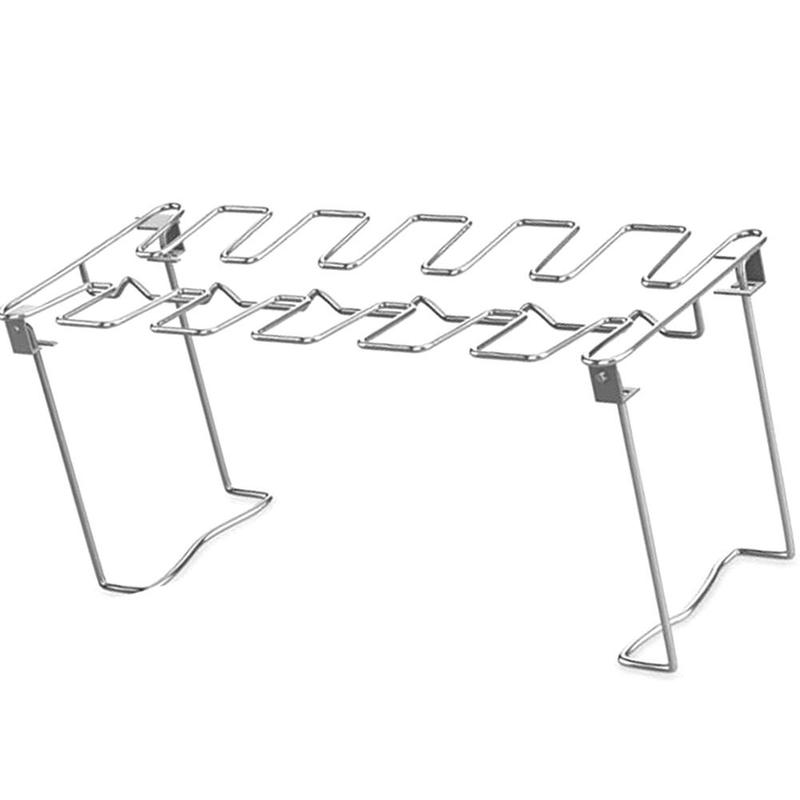 Narzędzie robić grilla ze stali nierdzewnej, grill robić kurczaka, składany, zlew robić udka kurczaka z uchwytem na patelnię, skrzydło grilla robić grillowania  n1 godz. 7